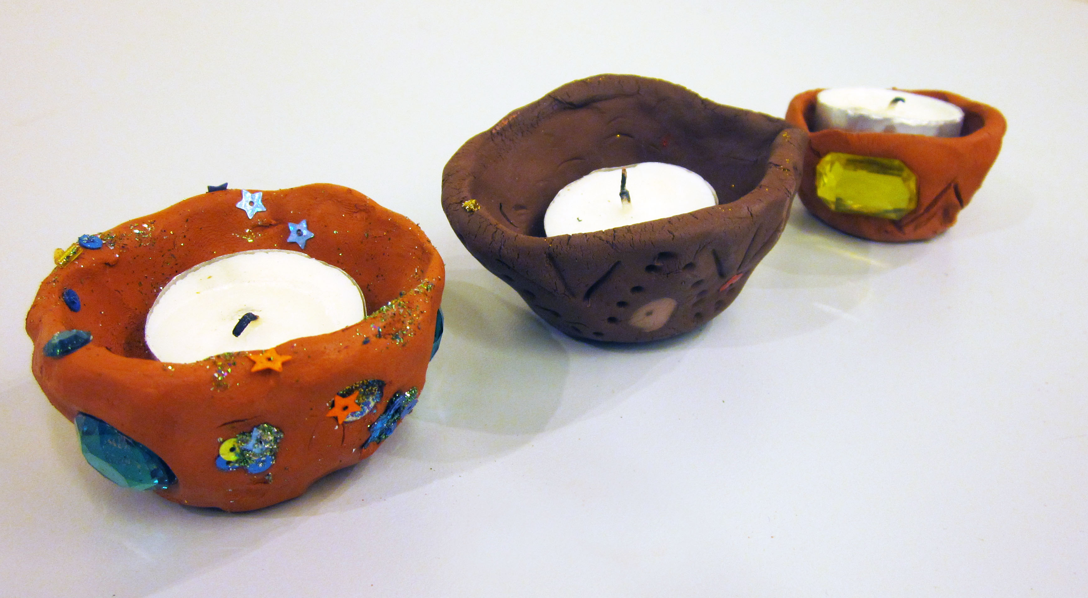 clay lamps